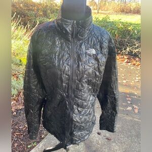 The North Face Shiny Black Crinkled Jacket
